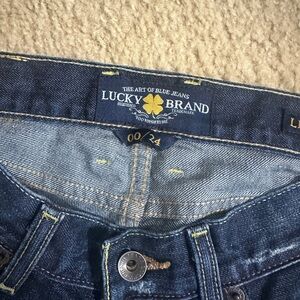 Lucky Brand Denim Jeans with Yellow Stitching